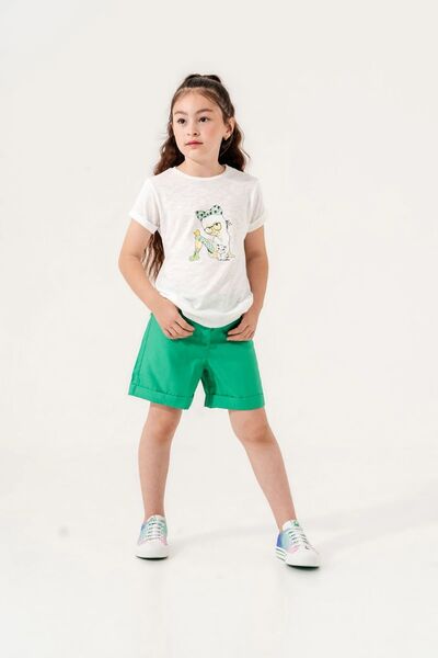 Veni Baby Girl's Shorts Trousers Set