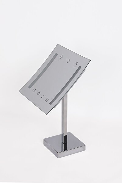 VRL Krom Makyaj Aynası 4 Led Oval Paslanmaz Made In Germany