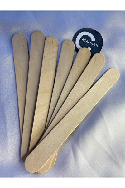 CASALINGHI Naturel Dondurma Çubuğu Ahşap Dil Çubuğu Natural Tahta Etkinlik Çu...