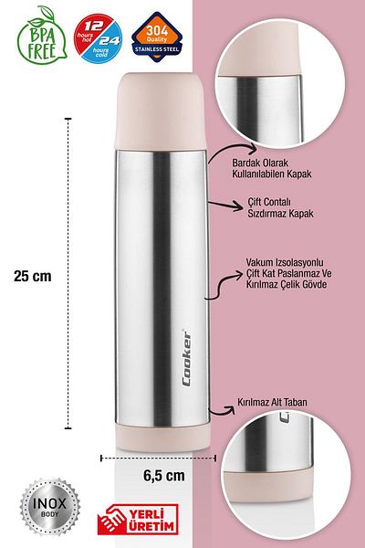 Wonder Luxury Special Production 500 Ml Steel Thermos
