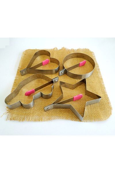 Nar kalıp Narkalın Heart, round, car, star Omelette and Crepe Cooking Mold