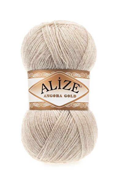 Alize (5 τεμάχια) Angora Gold 152 Μπεζ πλεκτά νήματα για γιλέκο Ζακέτα Νήματα για κασκόλ Νήματα για πουλόβερ