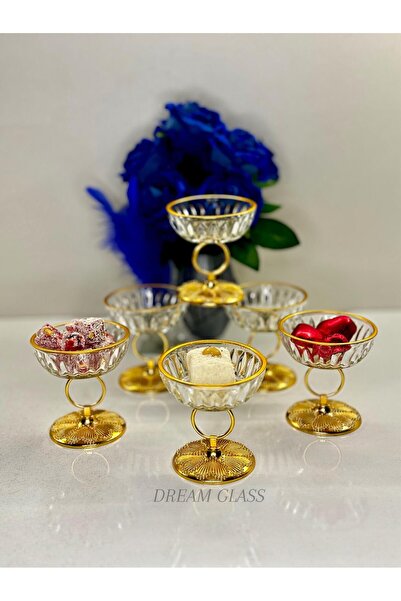 Genel Markalar Dream Glass 6.li Yüzük Metal Ayak Lokumluk
