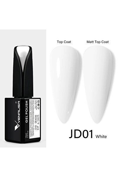 Venalisa 15 ml Kireç Beyazı Led Kalıcı Oje