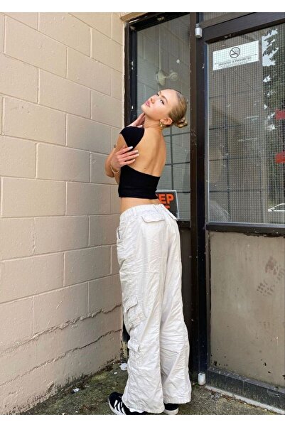 Urbanmaden co Sırt Dekolteli Crop