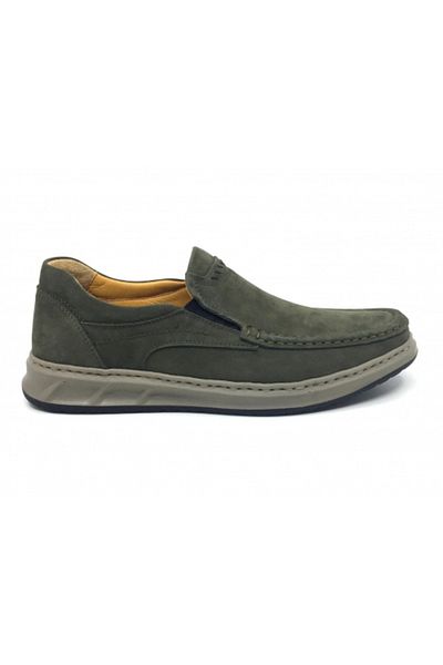 Luis Figo Ανδρικό Ορθοπεδικό Loafer - 100% γνήσιο δέρμα Nubuck, άνετα παπούτσια, 40-48