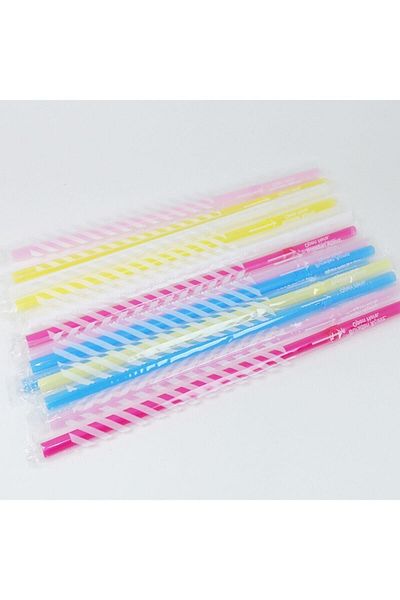 cafeavm Hygienic Gelatin Bellows Burger Straw 3 Pack 300 Pieces Cvm16141e