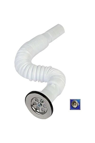 Genel Markalar 1 ADET KÖRÜKLÜ LAVABO BORUSU LAVABO GIRTLAK BORUSU LAVABO SİFONU