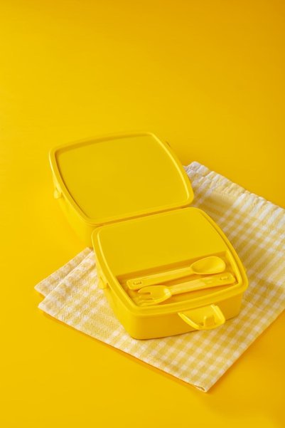 OPTİZON TWEETY 2-PIECE SET: SQUARE TWEETY LUNCH BOX AND TWEETY WATER BOTTLE