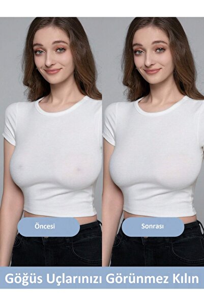 RENKLİFİRSATLAR Γυναικείο Super Sticky - Αδιάβροχο στήθος σιλικόνης, 4 Pairs Concealer (4 * 2)