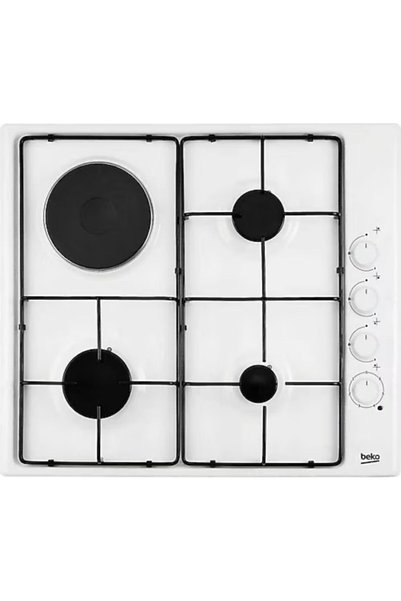 Beko HTZM 64120 SW Tek Gözü Elektrikli Beyaz Set Üstü Ocak