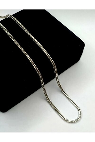 Okyanus Butik Çelik Erkek Tilki Kuyruğu Zincir Kolye