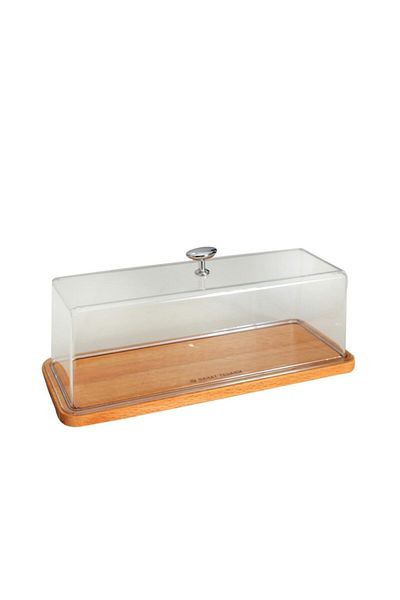 Bahat Wooden Bamboo Base Polycarbonate Fan Cover Cake Fan