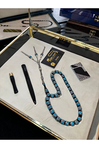 Tesbih-i Hazır Tesbihçilik Koleksiyonluk Vip Set MİNE İŞLEMELİ KUKA Tesbih