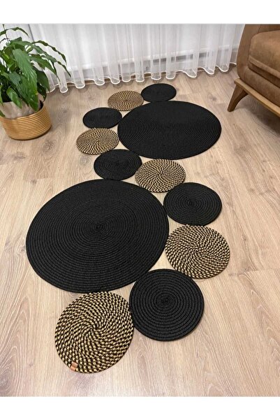 eftlyhome سجادة حمام بمقاس 55x134 سم، هدية من الجوت، مهر، غرفة المعيشة، المطب...