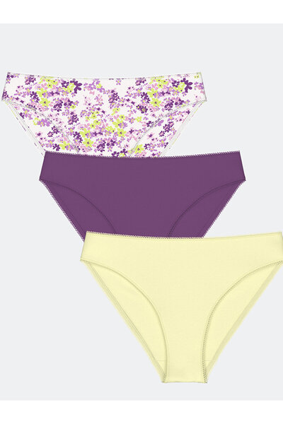 LC Waikiki 3 db mintás bikini bugyi csomag