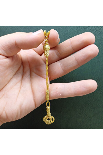 Selderesi Kazaz Model Sarı Kaplama Tek Dallı Kazaz Püskül