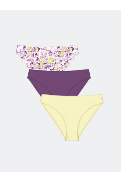 LC Waikiki 3 db mintás bikini bugyi csomag