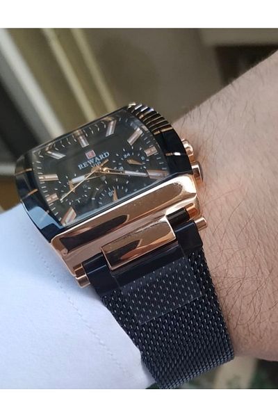 Reward Steel Men's Wristwatch