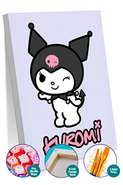 Picasso World Hobby Art Çocuk Sayılarla Boyama Numaralı Tuval Seti Fırça Boya...