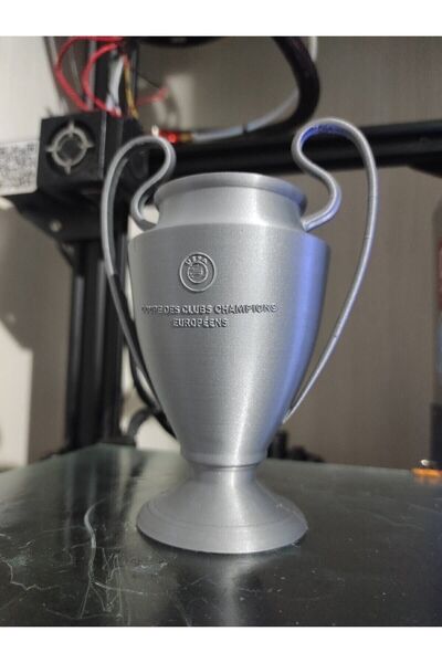 3D HAPPY Uefa Şampiyonlar Ligi Kupası 25 Cm