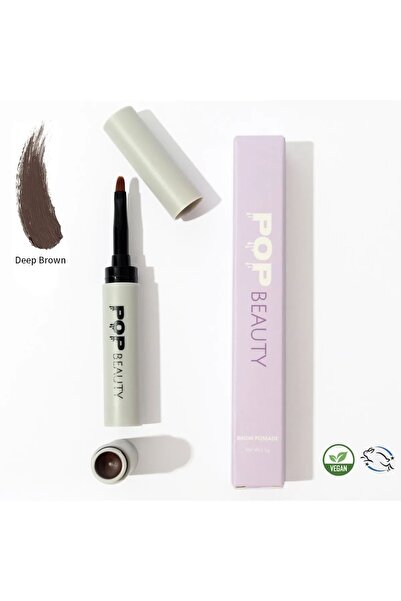 POP Beauty Kaş Sabitleyici Ve Şekillendirici & Kaş Pomadı, 2'li Kaş Bakım Seti