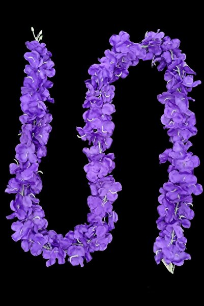 MD Aspiz Flowers 1 Adet Yapay Lüx Uzun Sarmaşık Ortanca Akasya Sümbül Sarkan Yeşil Yapraklı Çiçeği Kuru Saksısız