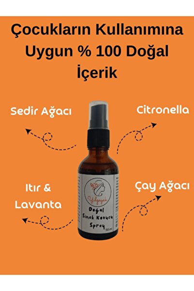 Yılgayak % 100 Doğal Içerikli Sinek & Kene Kovucu Sprey
