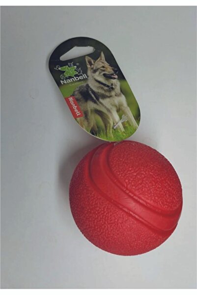 Köpek Kırmızı Sert Çiğneme Oyuncağı Çap 75mm 851008