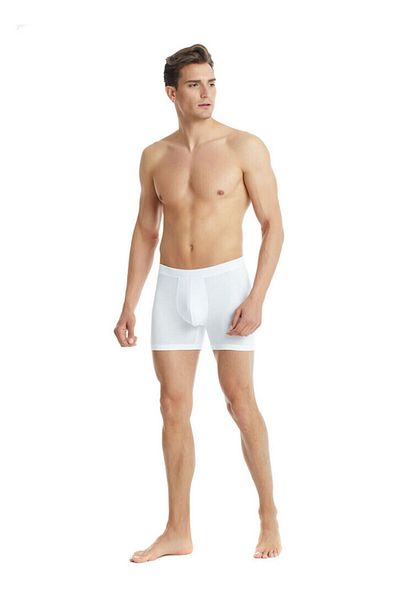 Blackspade 9313 Λευκό Ασημί Modal Long Ανδρικό Μπόξερ