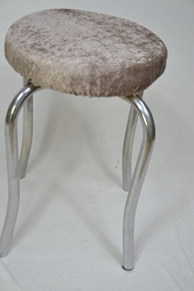 kılıfteks 4 Adet Sütlü Kahve Kadife Tabure Kılıfı