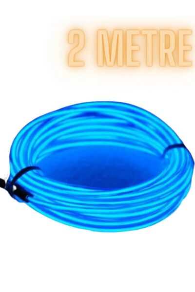 Otoaction Araç Içi Aydınlatma Ip Şerit Torpido Led Ip Neon Dekoratif Mavi 2