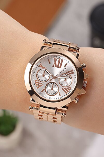 polo55.sport.1855 ساعة يد نسائية بتصميم خالد مع مؤشرات زخرفية