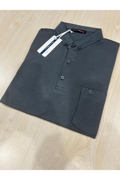KEMAL EKİNCİ Men's Quality T-Shirt - with Buttons and Pockets