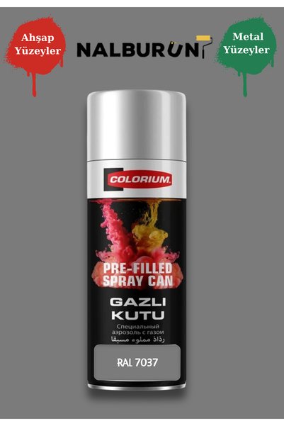 Colorium K7 Ral Renkleri 400 Ml Özel Doldurulmuş Selülozik Parlak Sprey Boya ...