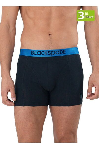 Blackspade Μαύρο Ανδρικό Boxer - 3 Pack Modern Basics 9471