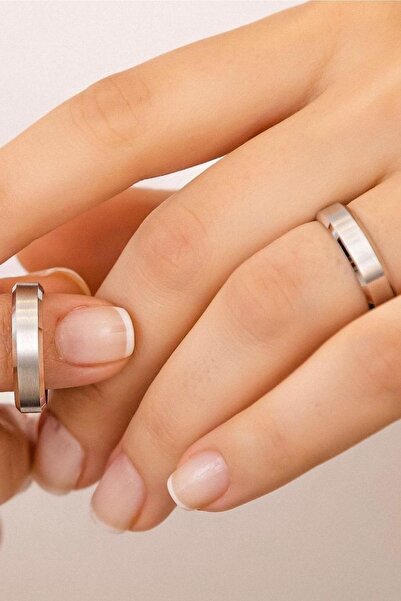 Alyans Gümüş Evi 4 Mm Bay Alyans