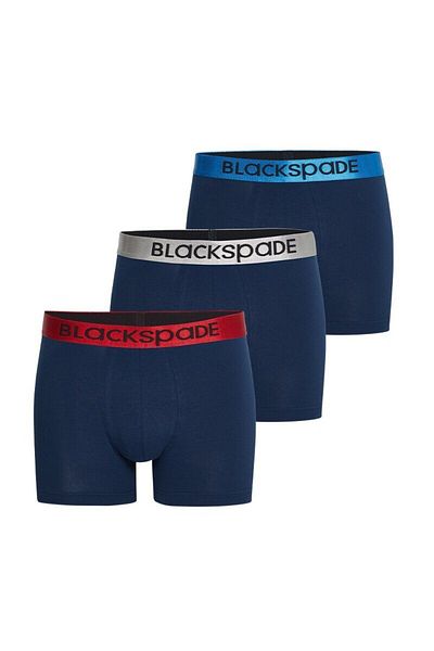 Blackspade Ανδρικά Boxer 3 Pack Modern Basics 9471 - Μπλε