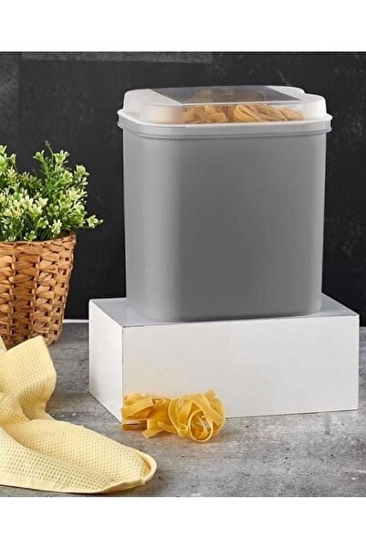 VİP AHMET Gray Flour and Pulses Container 4.5lt 6 Pieces