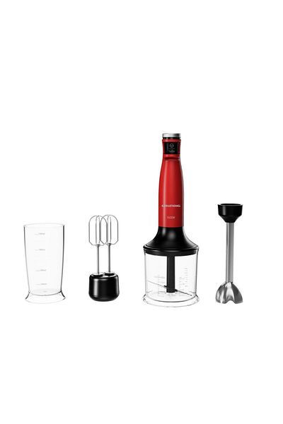 Grundig أحمر Hbs 425051   مجموعة خلاط يدوي صغير