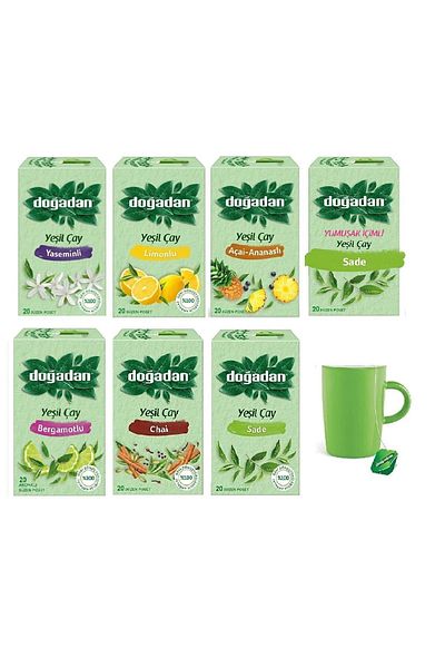 Doğadan Special Green Tea Series 8-Piece Mug