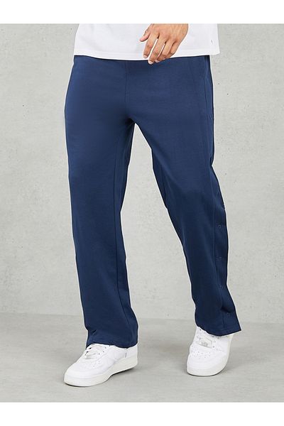 Styli Oversized Straight Leg Jogger with Popper Button