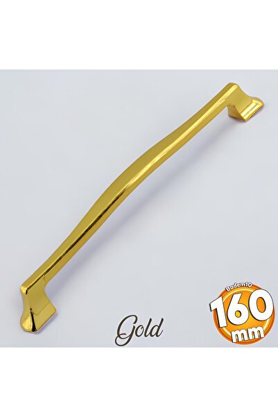 Badem10 Mâner Venus Metal auriu 160 mm - 16 cm Mobilier Bucătărie Sertar Dulap Ușă dulap Mâner Mâner