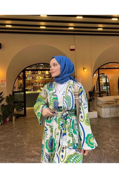 Organic Scarfs نموذج شال Cazz من القطن الملون من Saks