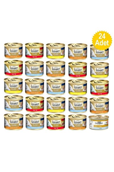 Pro Plan Ultra Karışık Pro Plan Gourmet Gold-savoury-pate-parça Etli-çifte Lezzet 8 Çeşit X 24 Adet