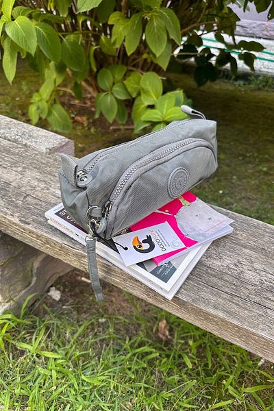 DodoButik Crinkle Fabric Makeup Bag - Pencil Case