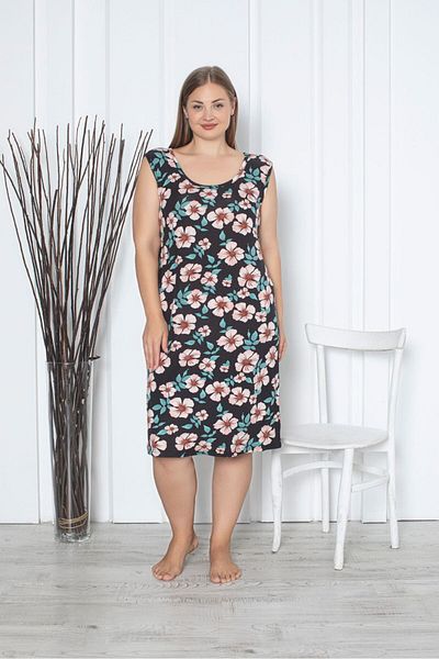 Asel Design de rochie din bumbac de marime mare