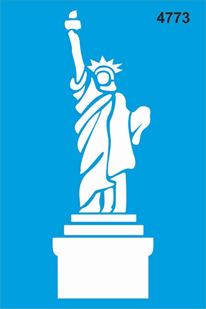 StencilSepeti تمثال السرية - قالب رسم استنسل 20x30