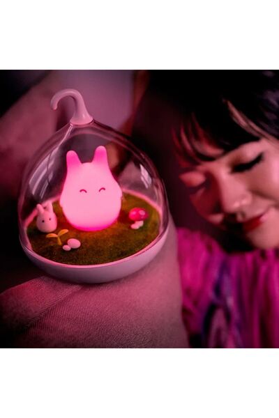 Budeku Figürlü Çocuklar Için Masa Üstü Led Gece Lambası