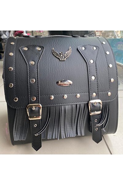 Sway Chopper Motosiklet Arka Deri Çanta